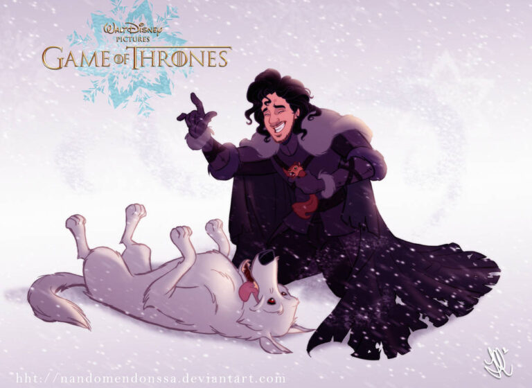 Artista Imagina Personagens de GoT com traços da Disney