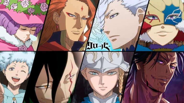 Black Clover: Todos Os Capitães dos Cavaleiros Mágicos do Reino de Clover