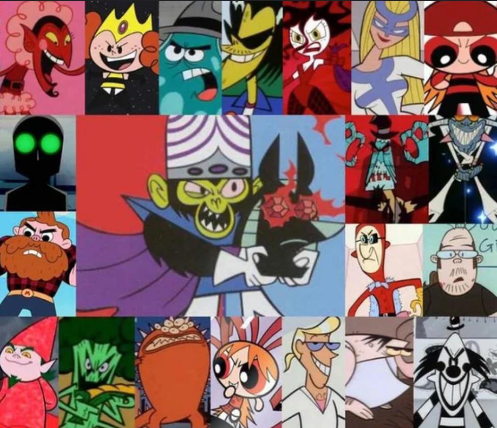 vilões das Meninas Superpoderosas